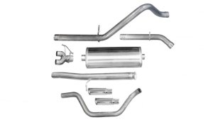 Chevrolet Silverado Performance Exhaust - Dual Rear Exit - CORSA Performance - Sport Cat-Back - Polished - `10-`13 Chevrolet Silverado Performance Exhaust - Dual Rear Exit - CORSA Performance - Sport Cat-Back - Polished - `10-`13